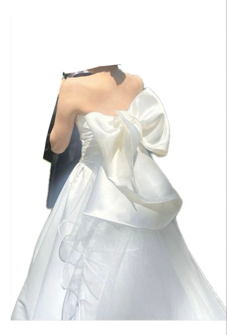 ぺりかん 【アントニオリーヴァ風】ウェディングドレス　バックトレーン