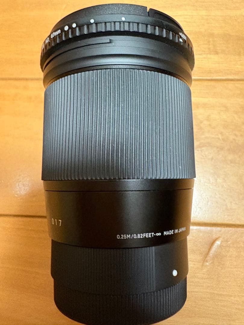 SIGMA 16mm F1.4 DC DN レンズ　eマウント SONY