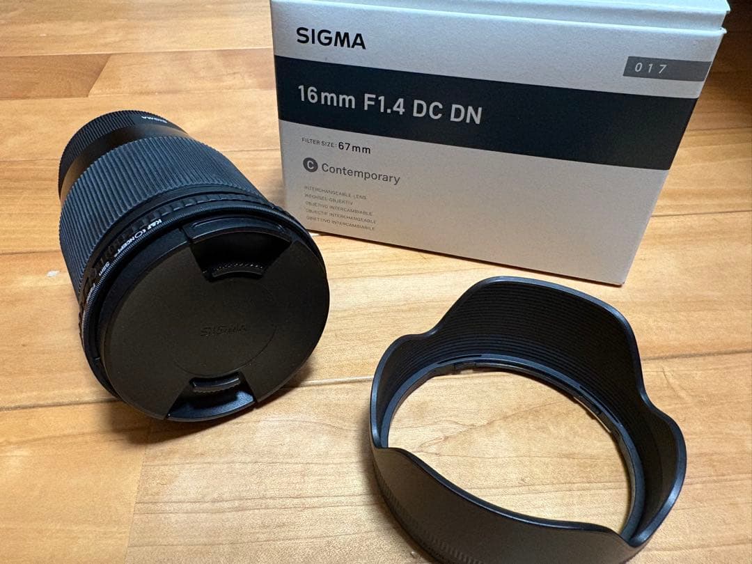 SIGMA 16mm F1.4 DC DN レンズ　eマウント SONY