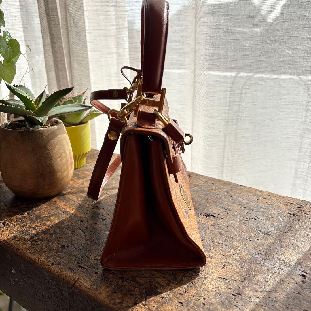 《MCM 》ビンテージ　ミニケリー　2ウェイバッグ