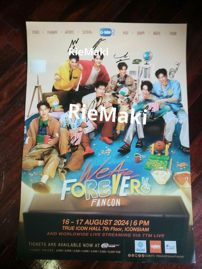 GMMTV【自筆サイン入り】PondPhuwin WinnySatang