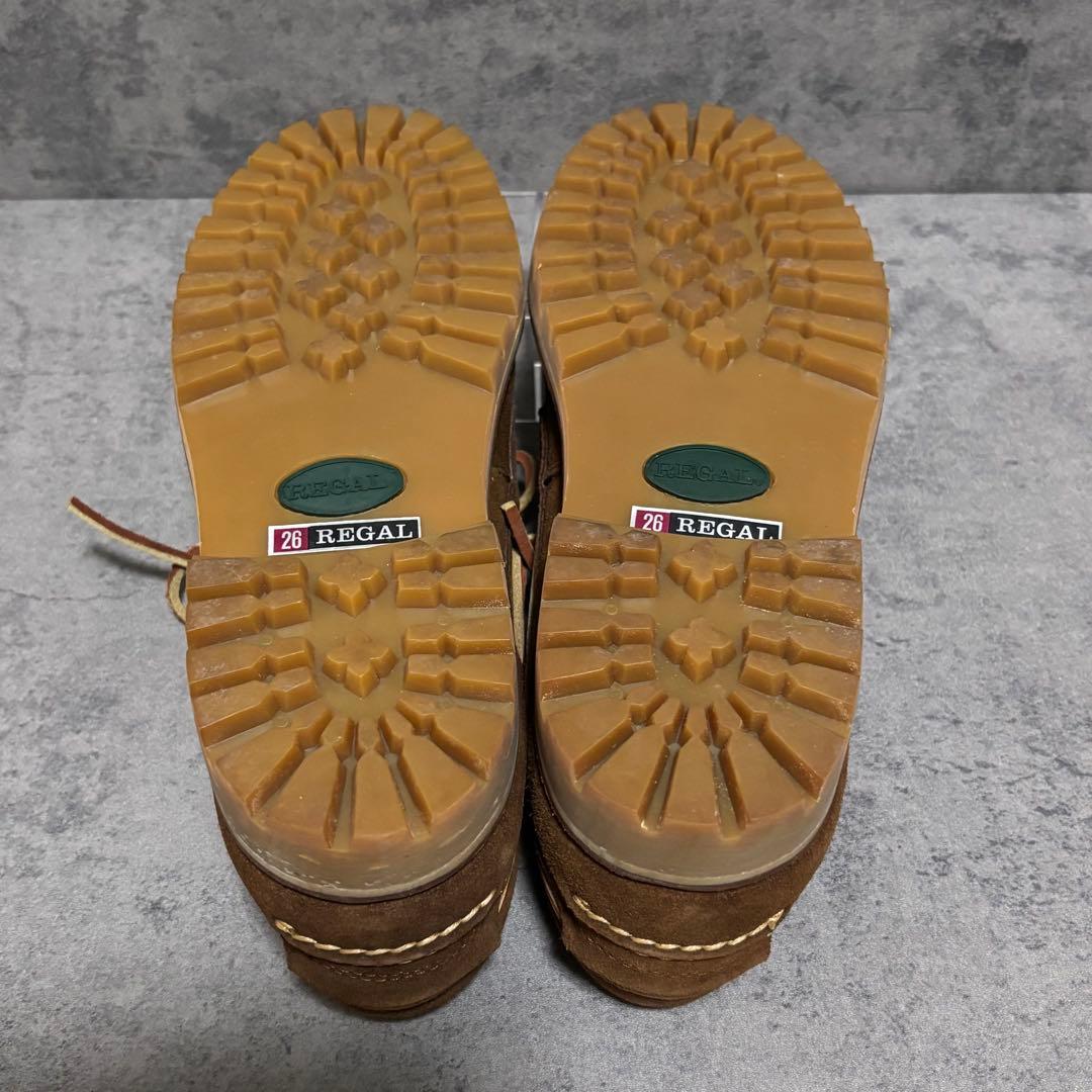 デッドストック　リーガル　デッキシューズ　モカシン　スエード　ブラウン　1861