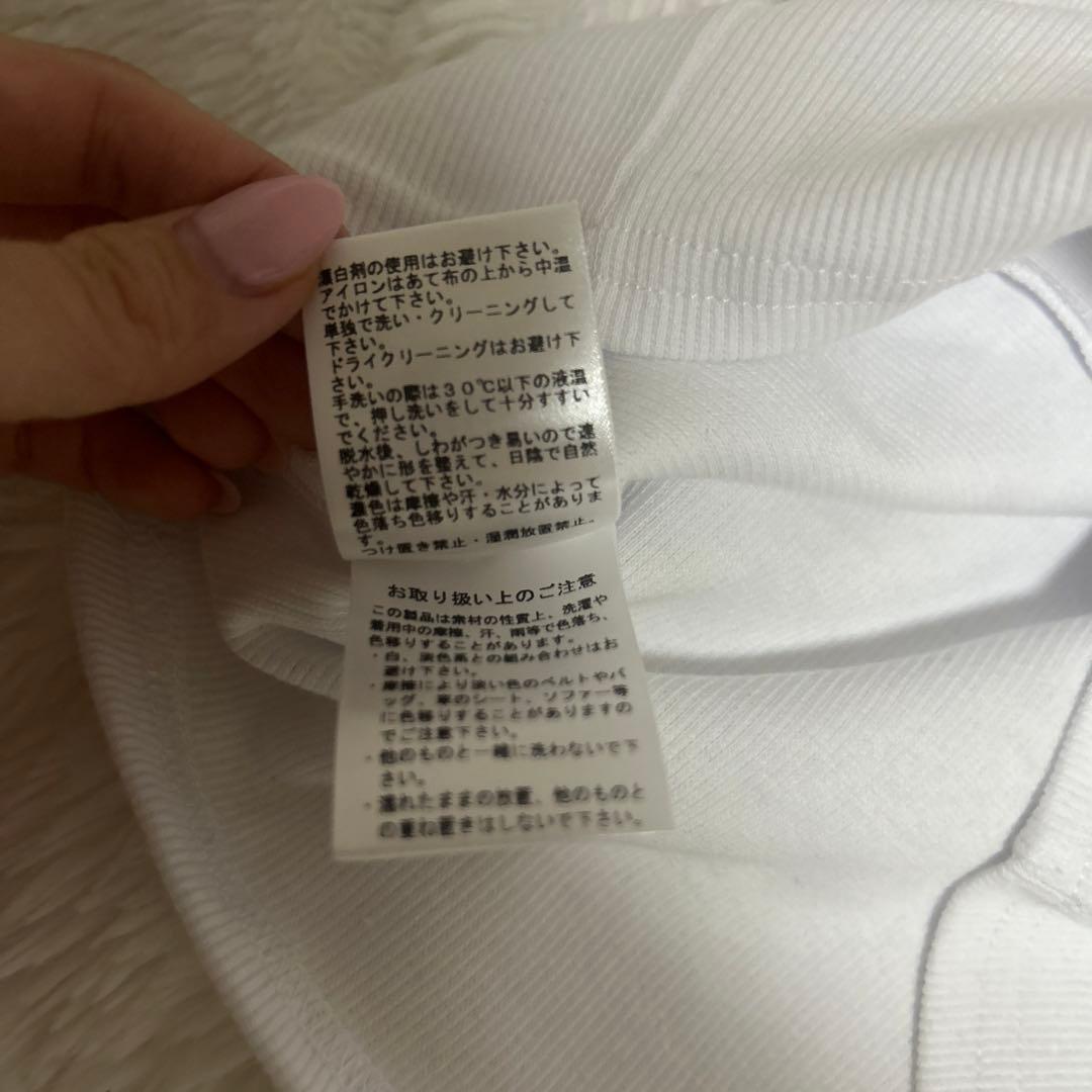 トップス ANDMARY Tina ribbon tops white