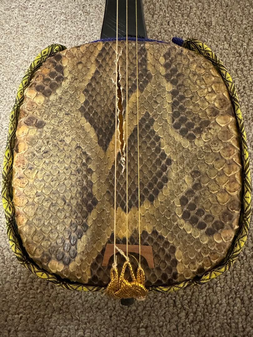 三線　沖縄　本蛇皮　和楽器