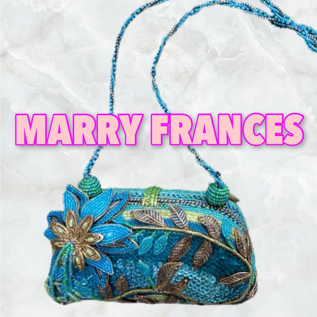 MARY FRANCES ビーズ刺繍 ショルダー パーティーバッグ
