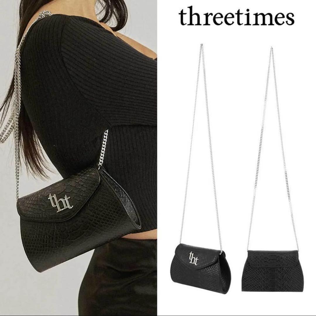 threetimes ショルダーminiバッグ