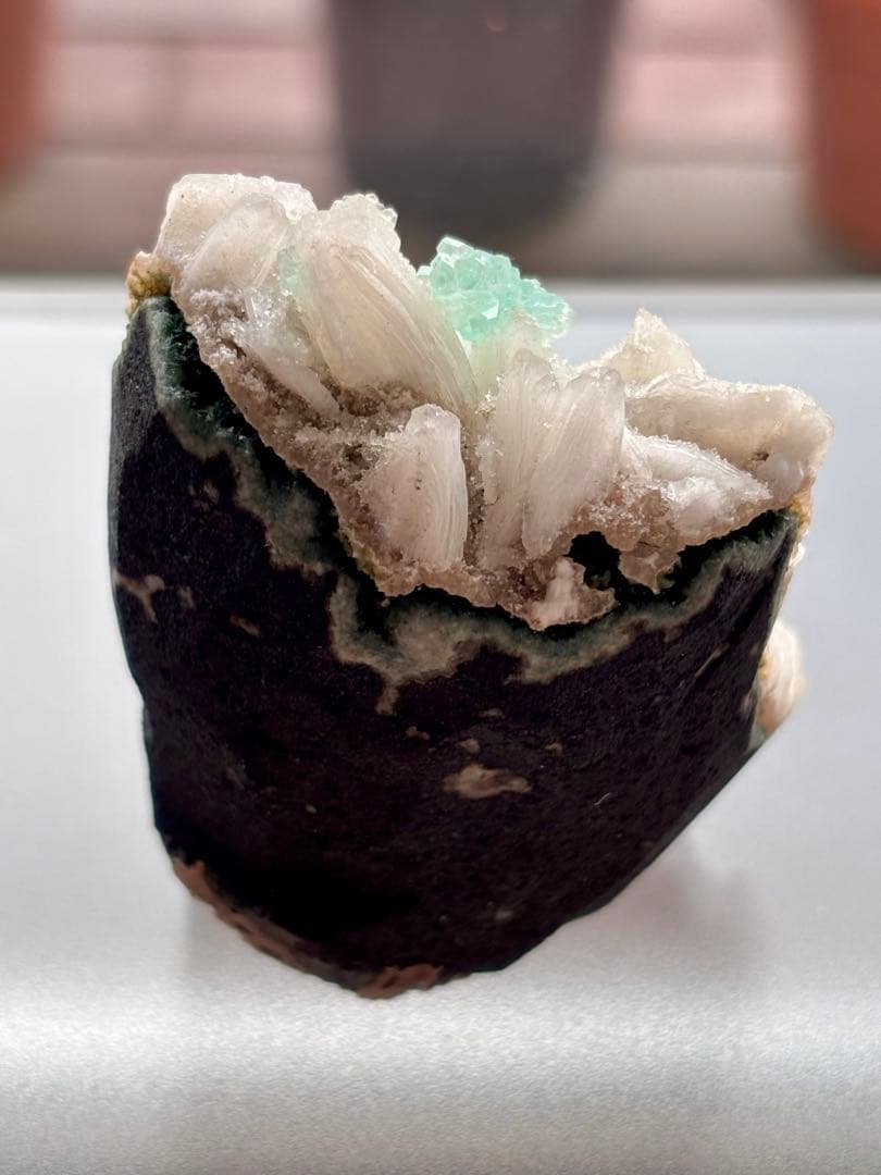 グリーンアポフィライト　スティルバイト　ヒューランタイト　インドマハラシュトラ産