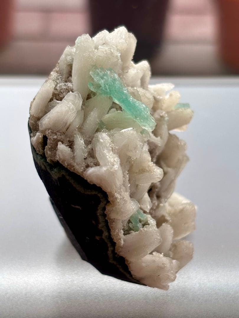 グリーンアポフィライト　スティルバイト　ヒューランタイト　インドマハラシュトラ産