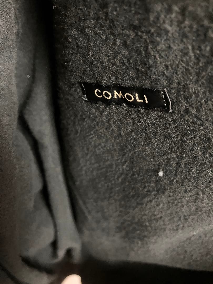 ジャケット・アウター 26SS COMOLI BLACK DENIM ZIP SHORT JACKET