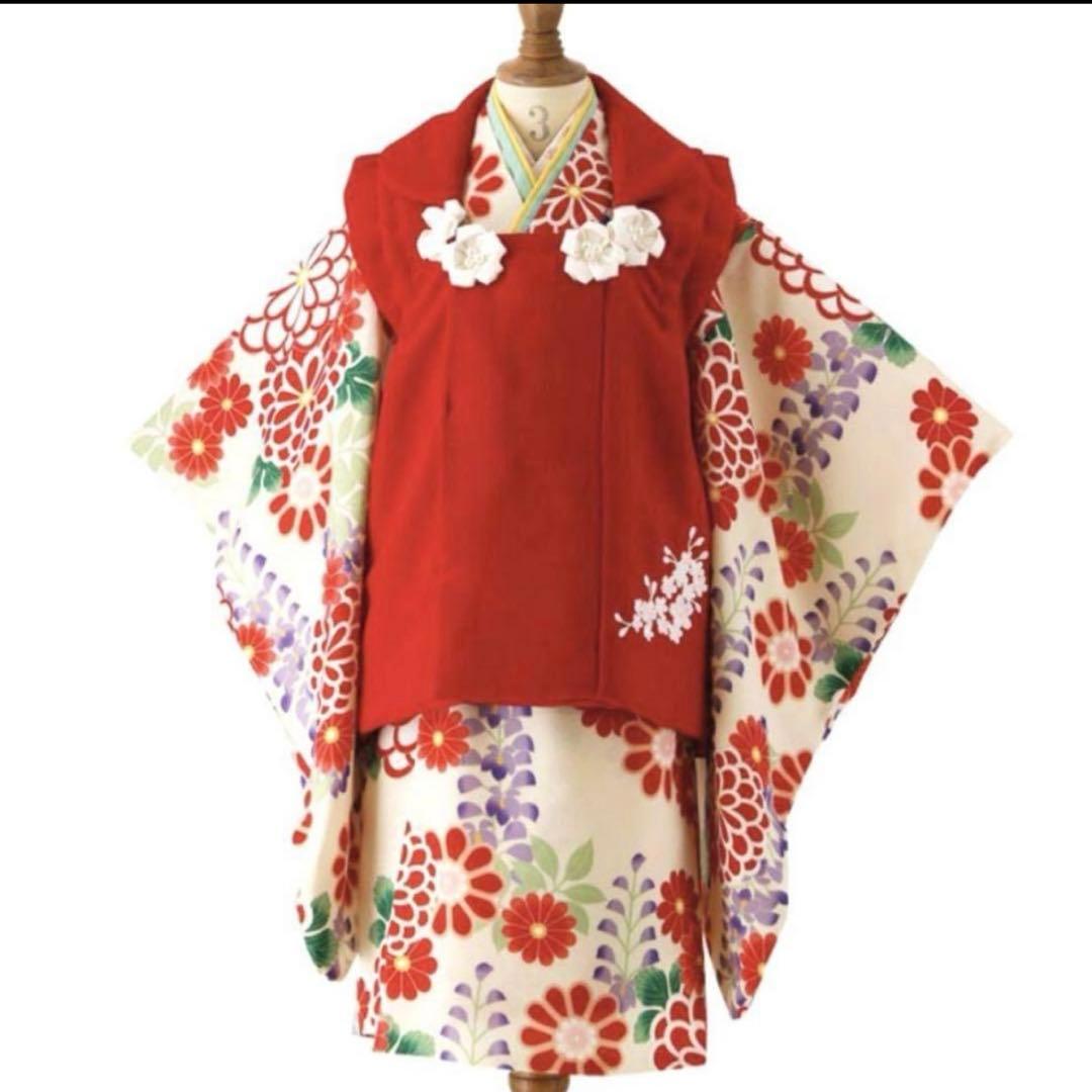 キャサリンコテージ　被布　3歳 女の子　七五三