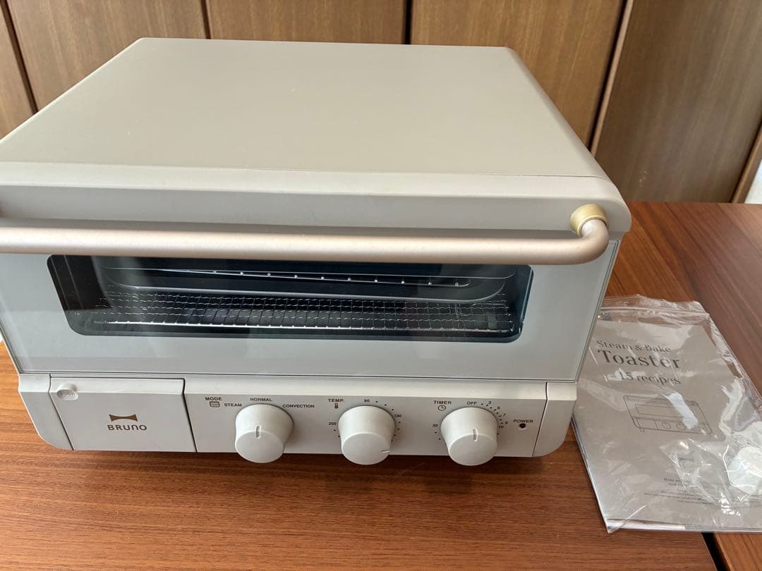 【箱無し、新品未使用品】BRUNOスチーム＆ベイクトースター