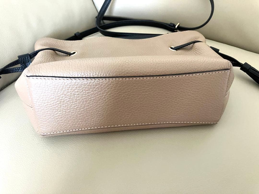 COACH アンディ　2way クロスボディーバック　ベージュ　レザー　本革