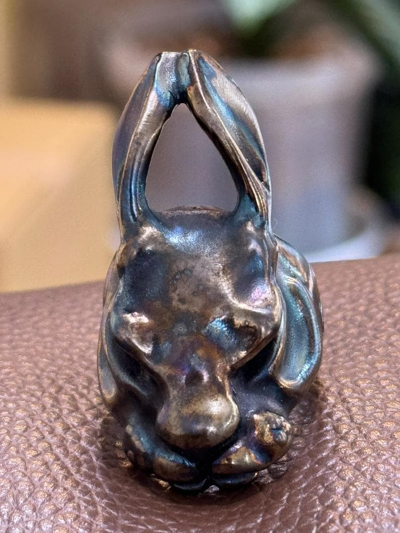 特注　未使用品　リング　パンチャー　バニージャック　コバルト　ブルー　ゴールド