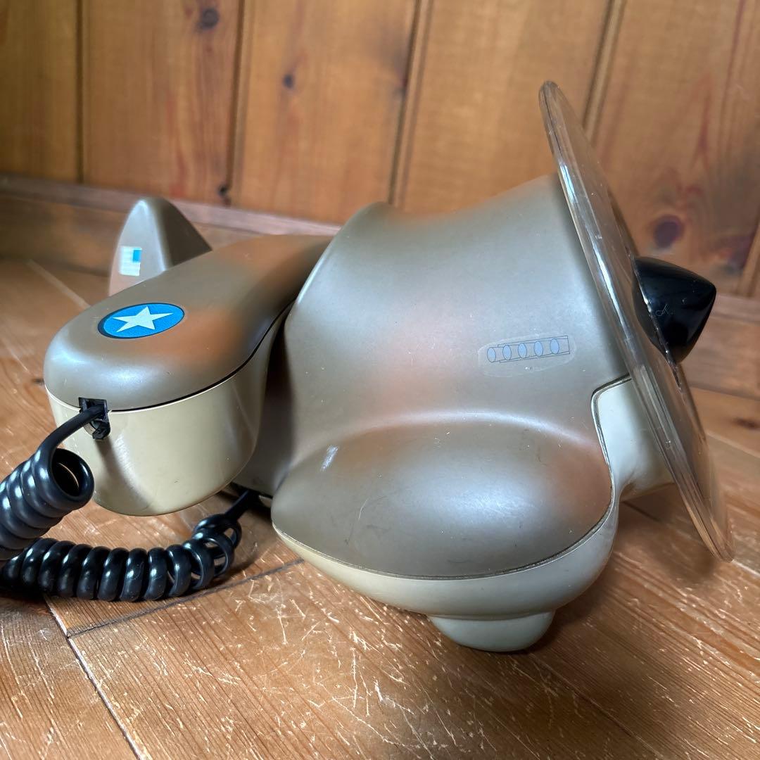 【U.S. Air Force】アメリカ空軍戦闘機型 電話機 70s ビンテージ