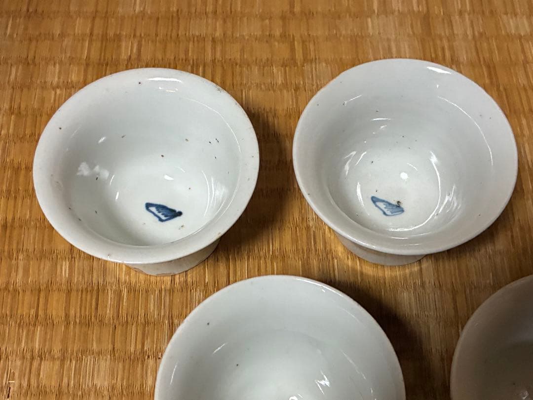 古伊万里 蕎麦猪口 お猪口 ぐい呑み 五客揃い 時代物