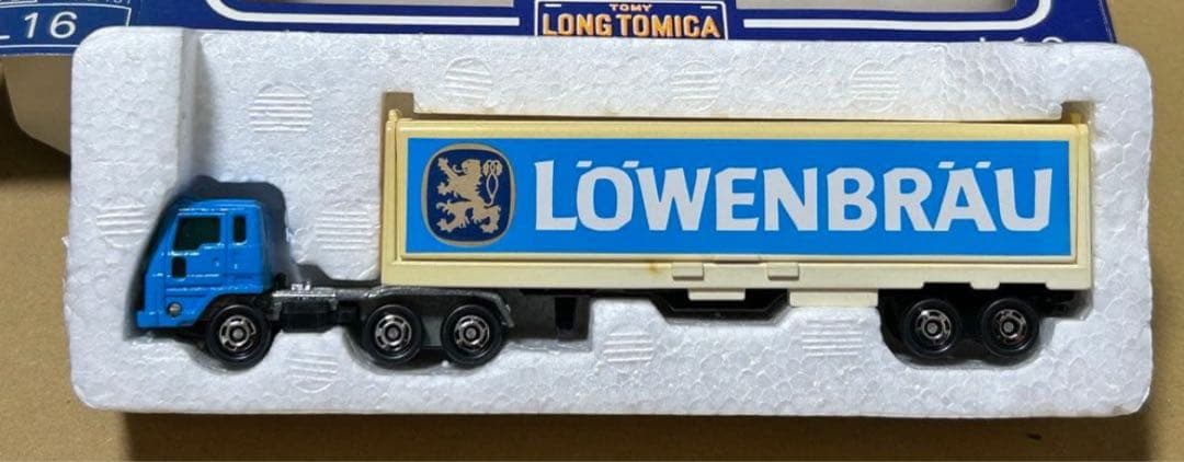 ロングトミカ いすゞ V12 ウイングルーフトレーラー LOWENBRAU