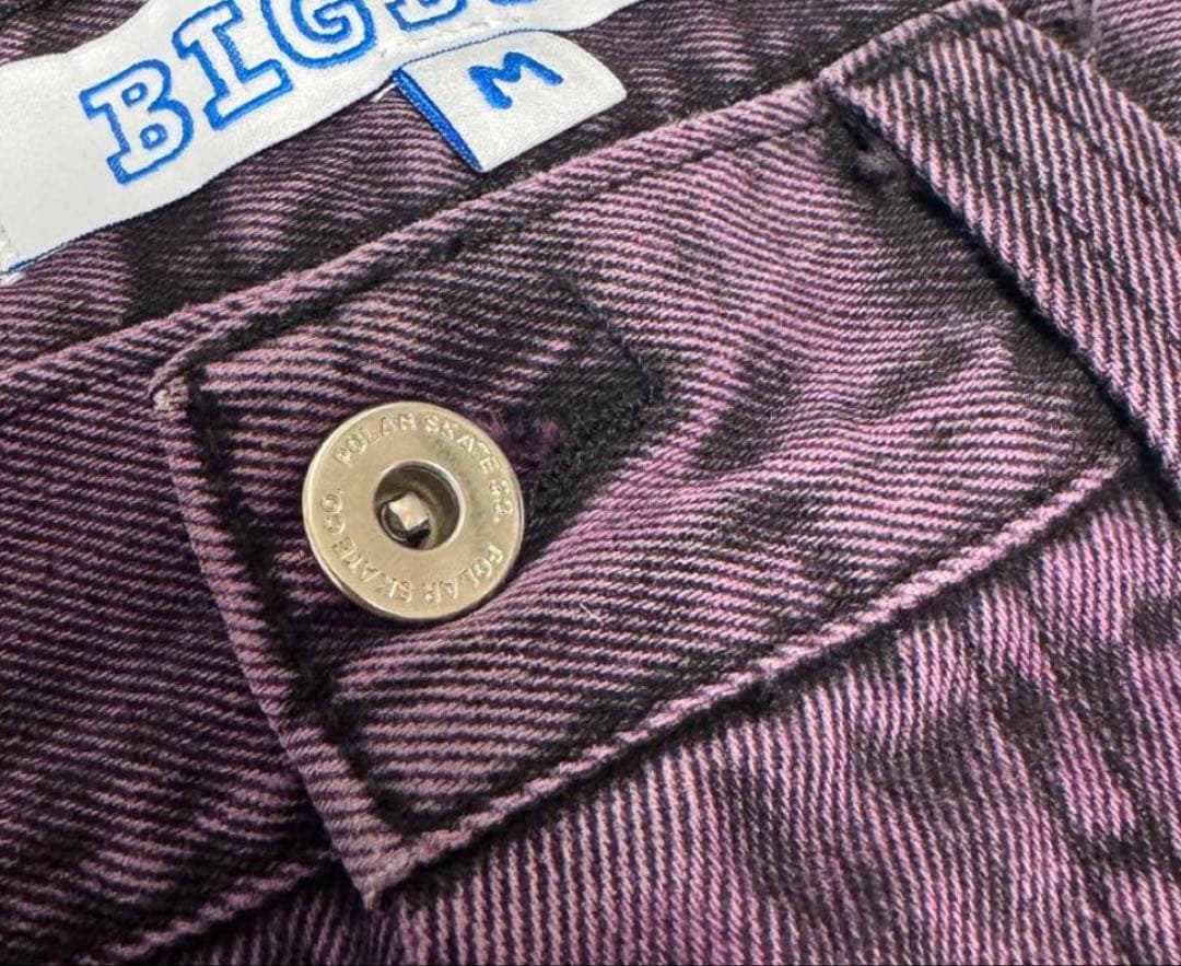 BIGBOY 紫ハイウエストデニムパンツ M