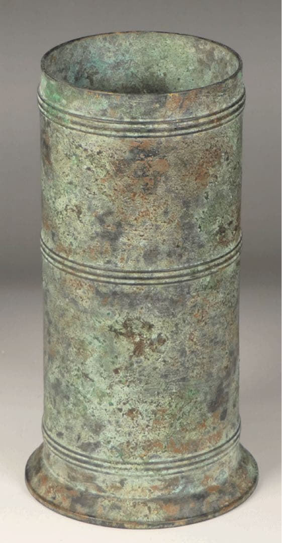 ★【 金銅経筒 】経塚埋納品 埋納物 仏教美術 古美術 波兎 民芸 民藝 柳宗悦