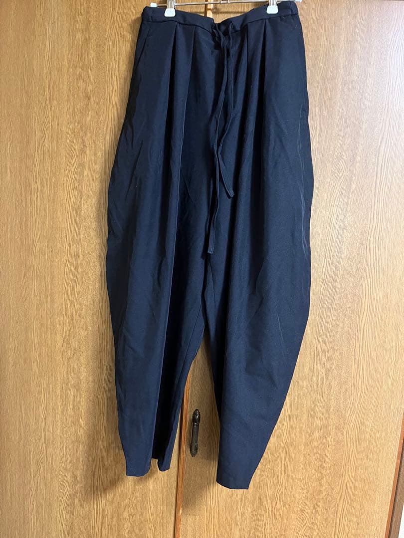 ネイビー サルエルパンツ S