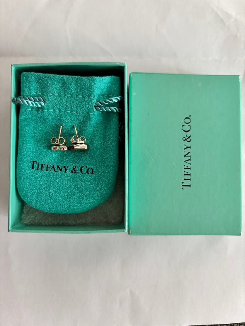 【最終セール】ティファニー カーブドハート ピアス シルバー925 オールド