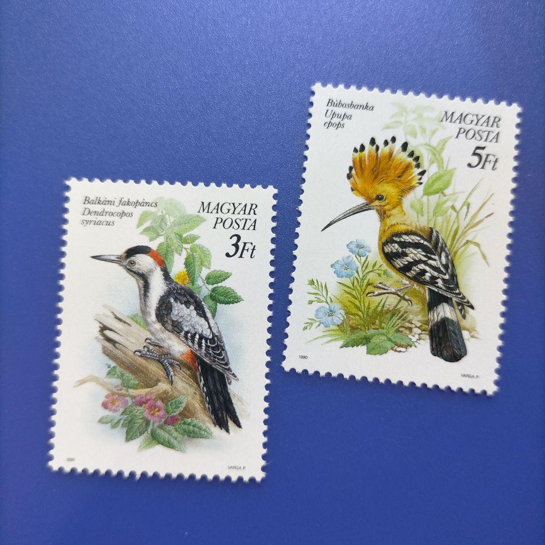 3772 外国切手 ハンガリー 1982年 鳥類保護 6種完 美しいデザイン