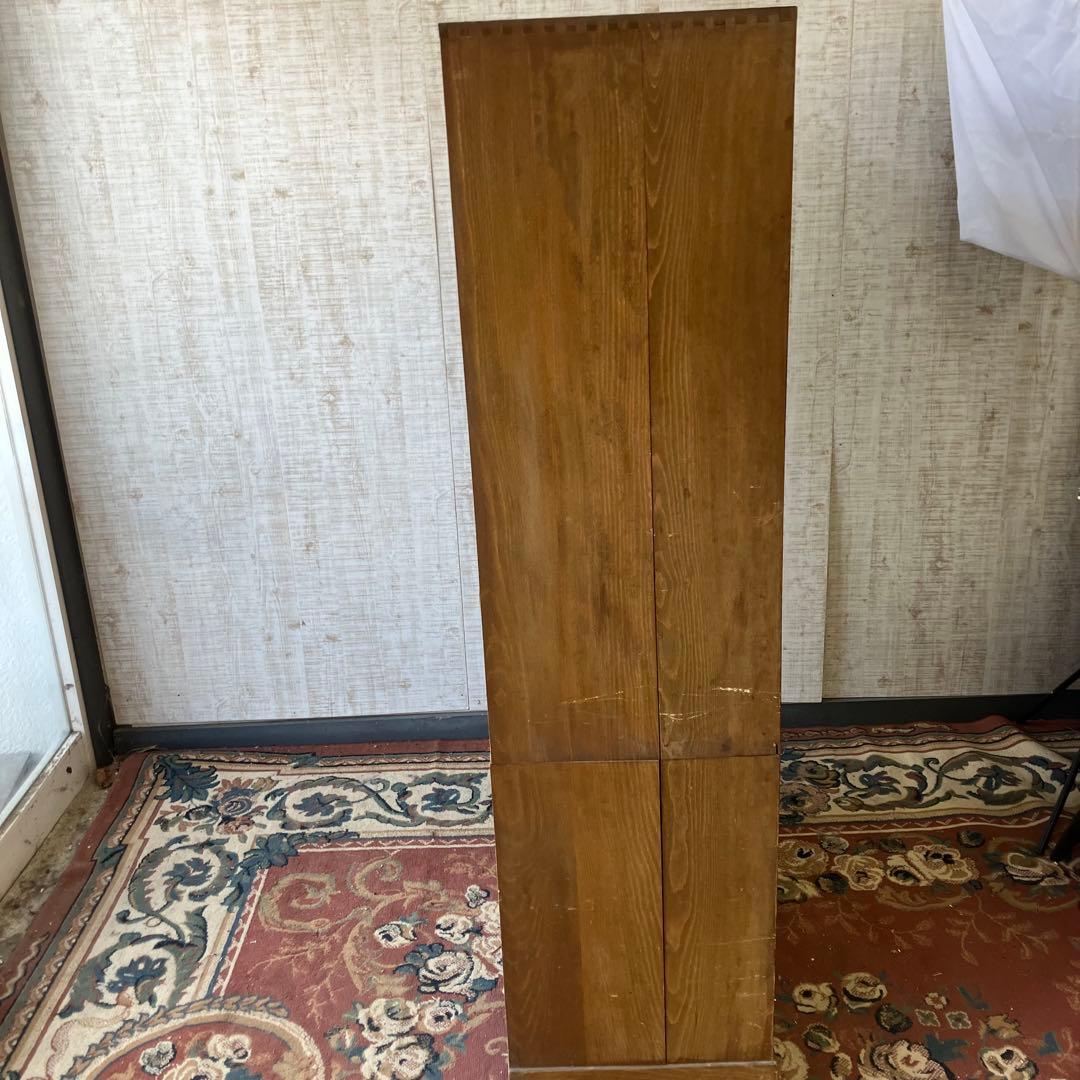 昭和レトロ 茶箪笥 茶棚 ガラス扉 サイドボード 古家具 飾り棚ビンテージ