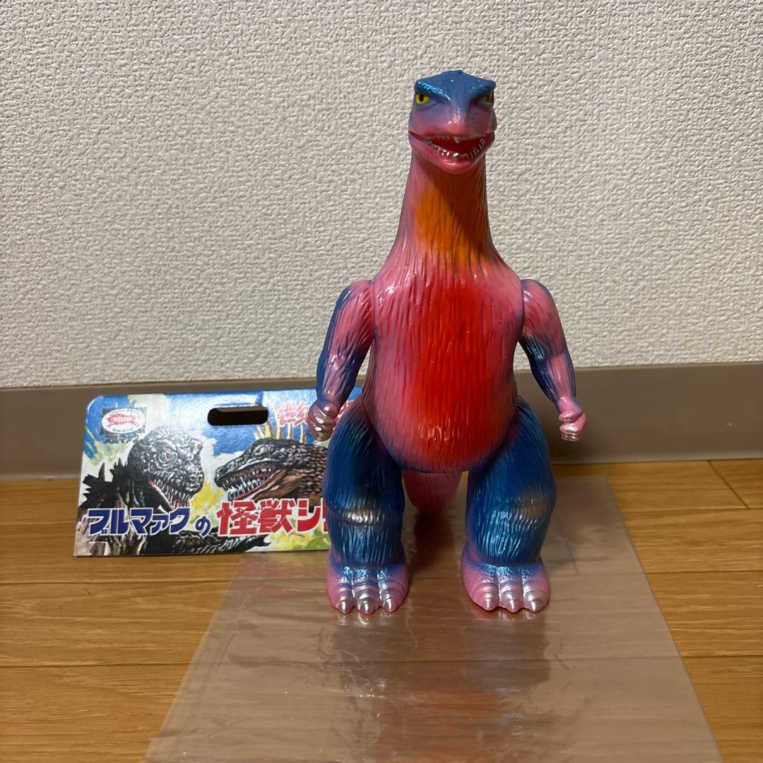 ブルマァク　ゴジラ　プラモ版　ピンク　ソフビ　美品