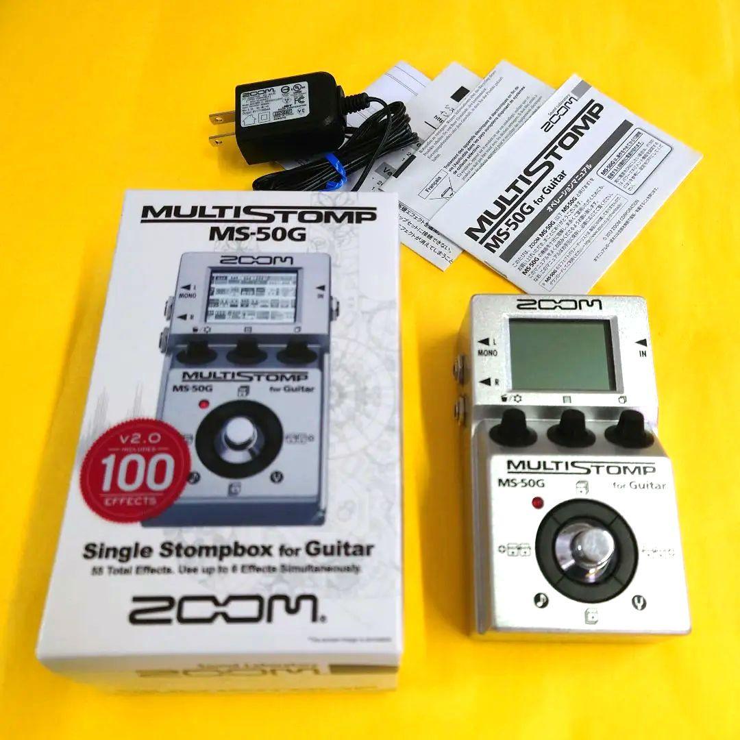 【箱と説明書、電源ケーブル付き】ZOOM MS-50G MULTI STOMP