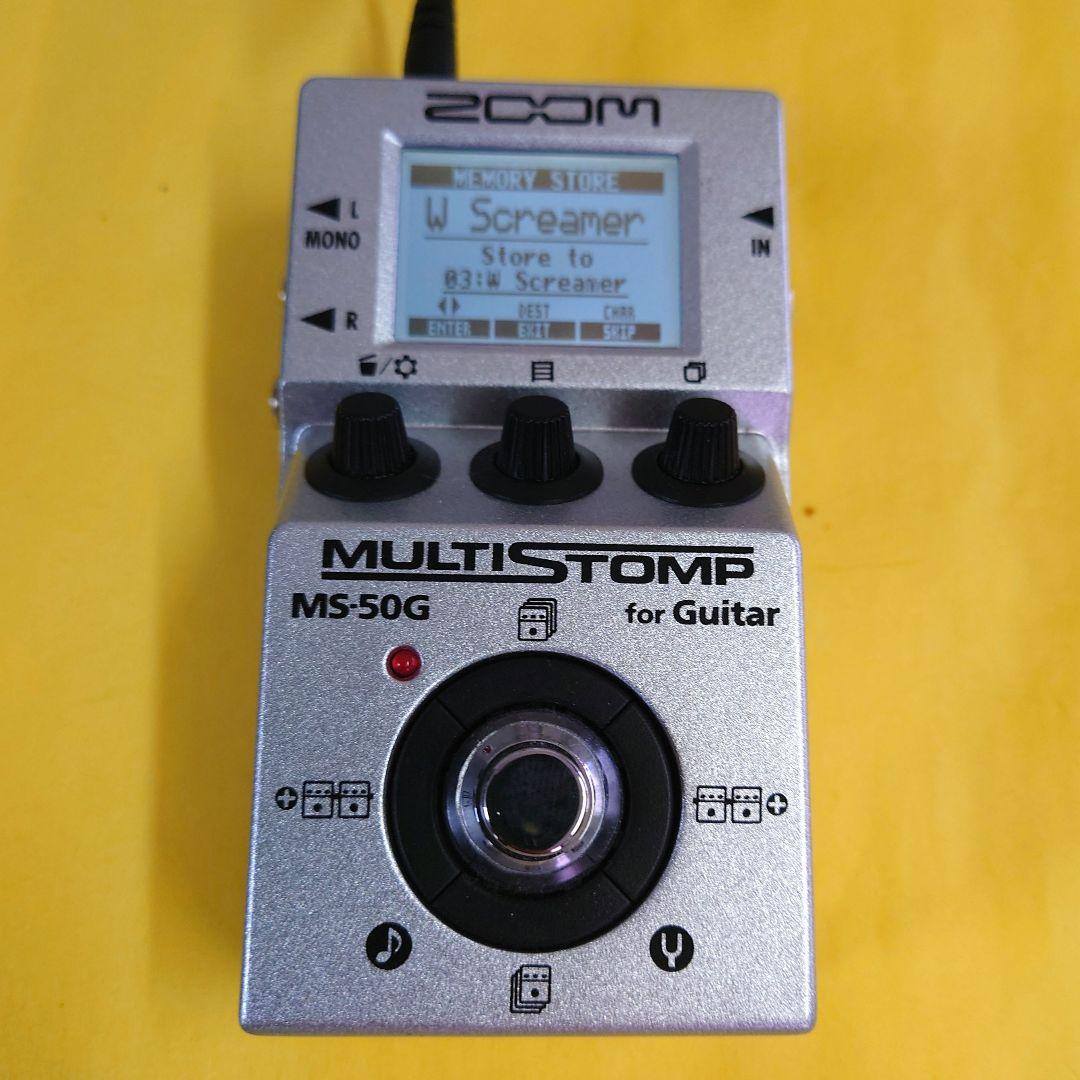 【箱と説明書、電源ケーブル付き】ZOOM MS-50G MULTI STOMP