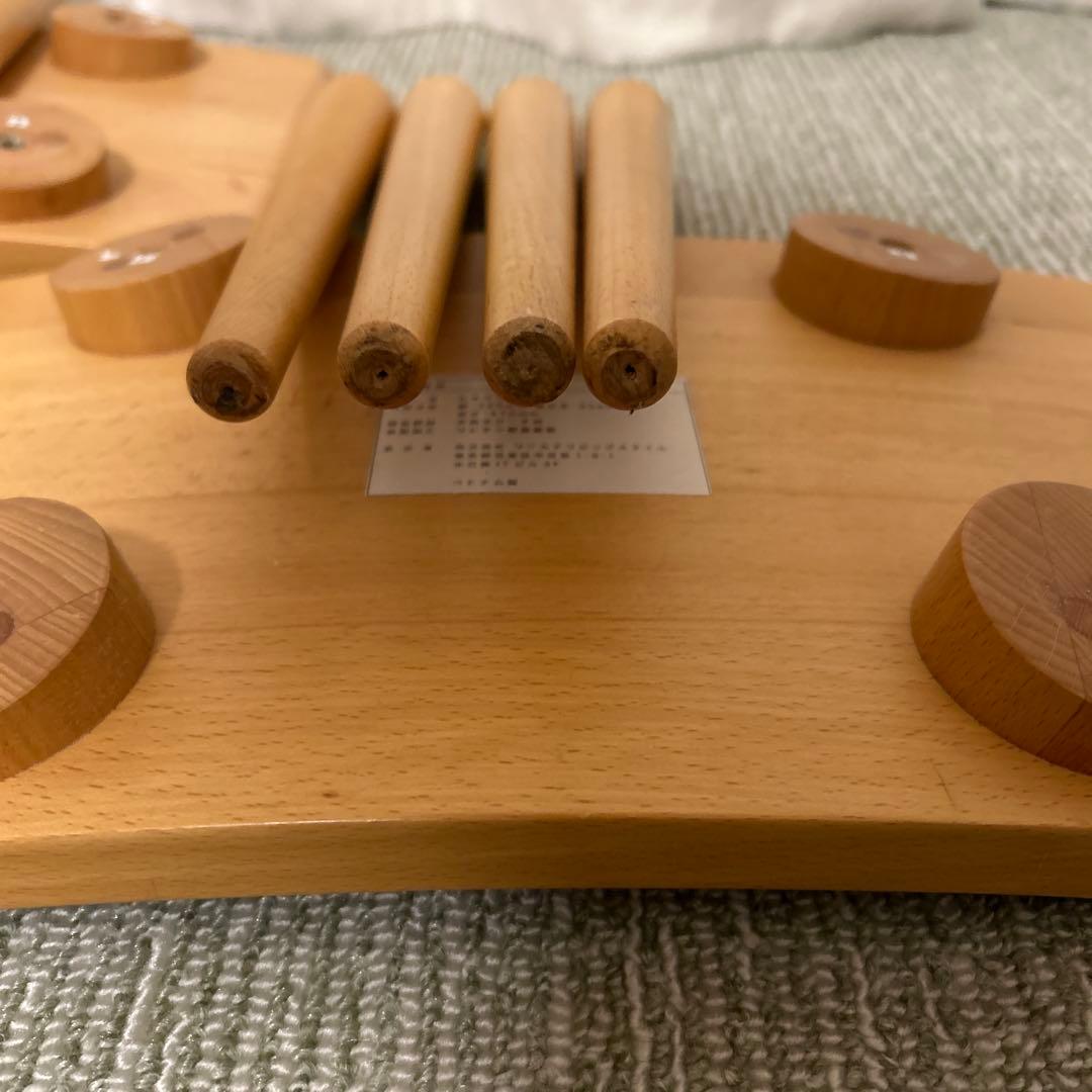 簡単組立　木製スツール 3個セット 椅子