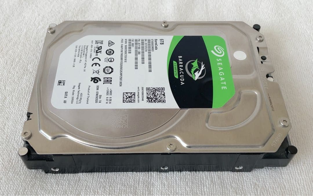 内蔵型ハードディスクドライブ 6TB Seagate Barracuda ST6000DM003