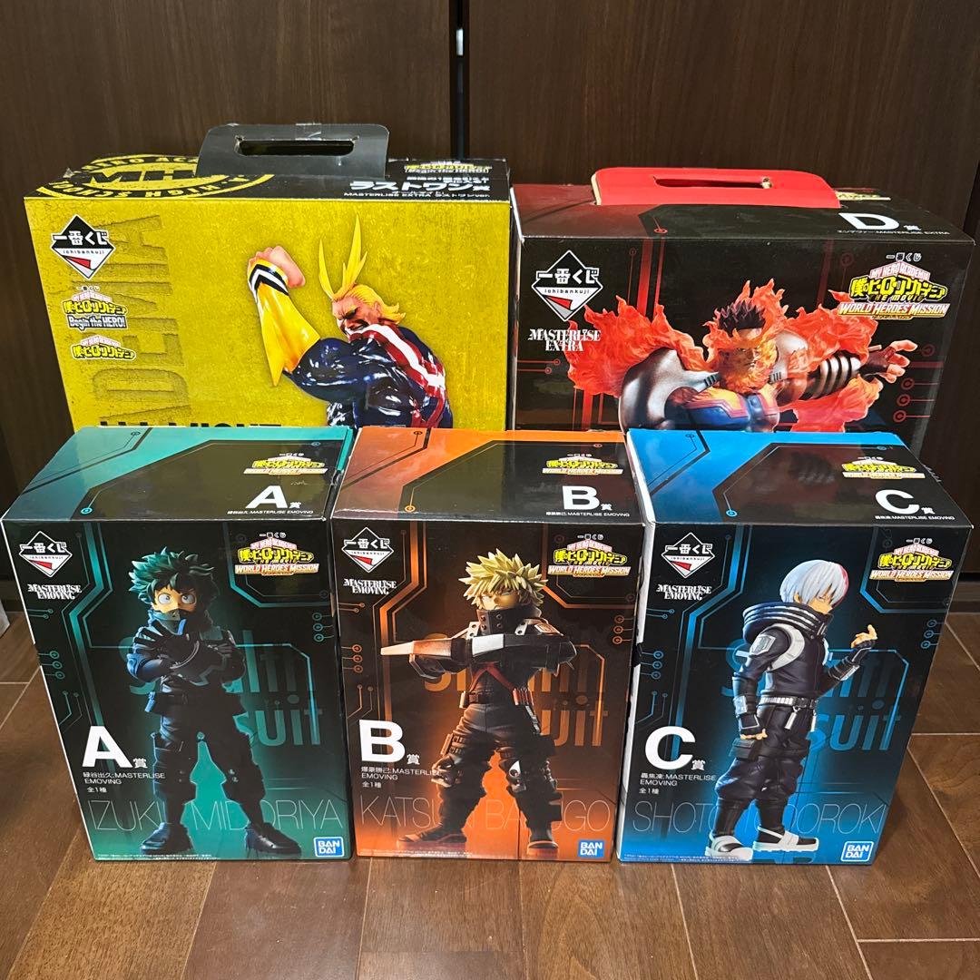 一番くじ 僕のヒーローアカデミア ワールドヒーローズミッション 他 計五体セット