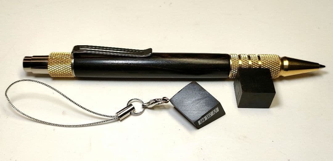 幻の銘木【青黒檀】デュラクリックボールペン