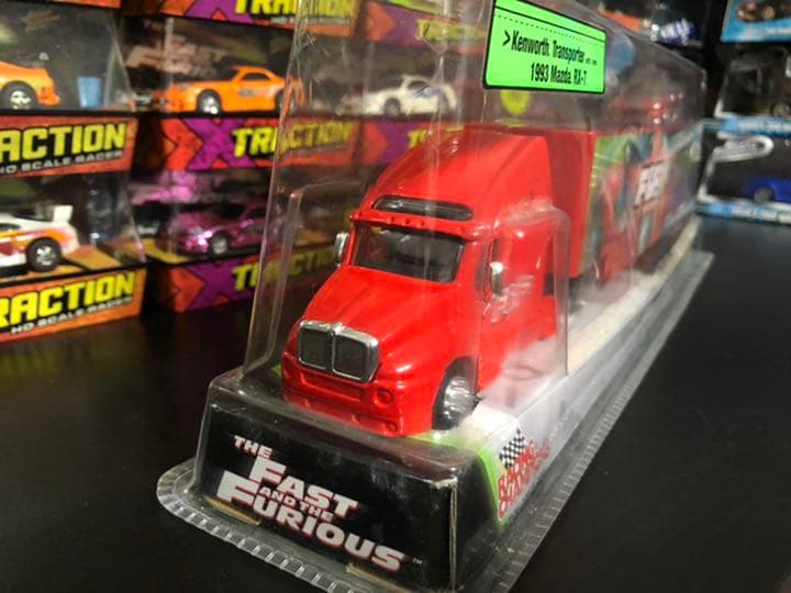 【超希少】ワイルドスピード ミニカー トレーラー with RX-7