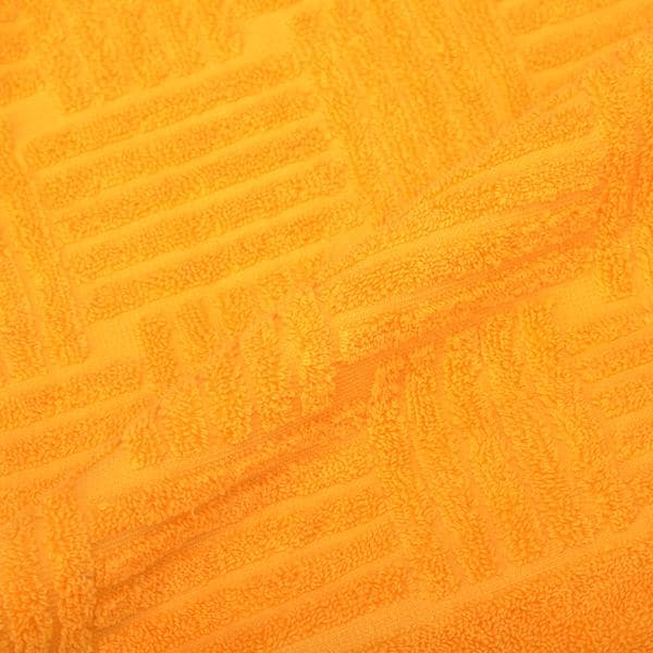 未使用◇ボッテガヴェネタ ビーチタオル袋付 イントレチャート コットン オレンジ