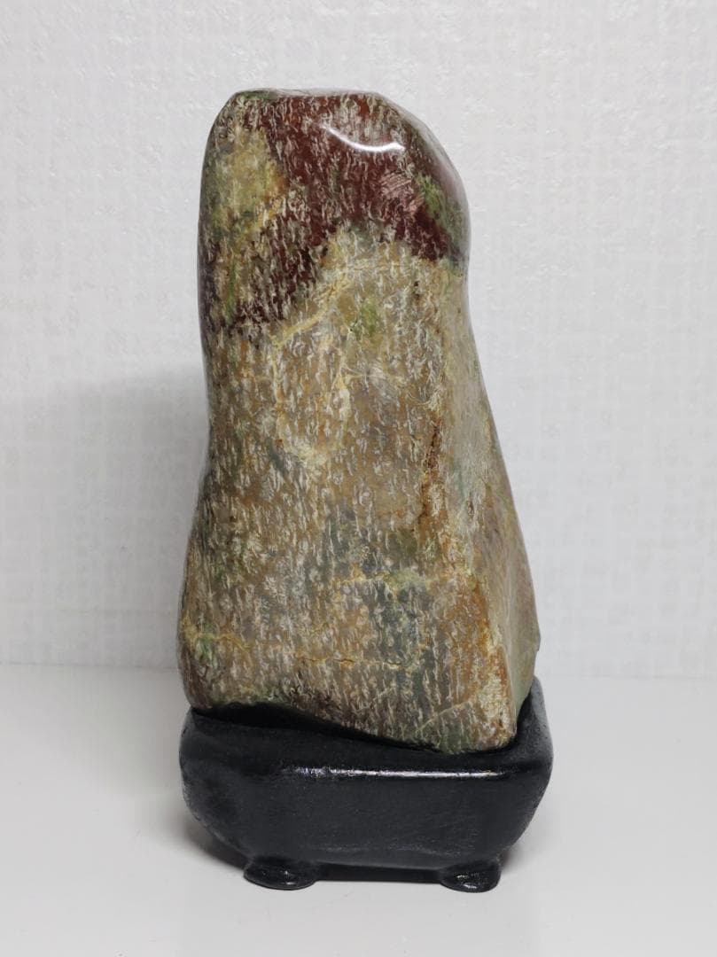 花紋石 524g 錦石 碧玉 ジャスパー 紋石 菊花石 水石 鑑賞石 自然石