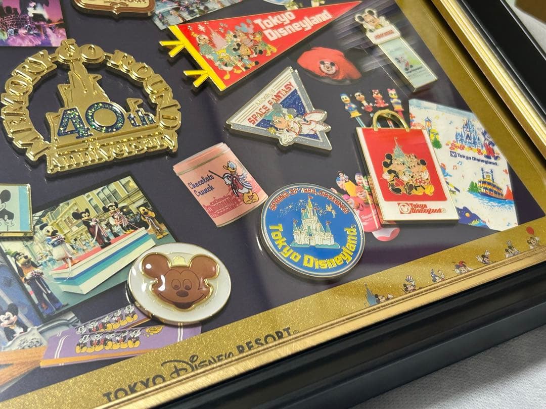 最値下げ⭐︎東京ディズニーランド 40周年記念 額縁付き ピンセット 数量限定