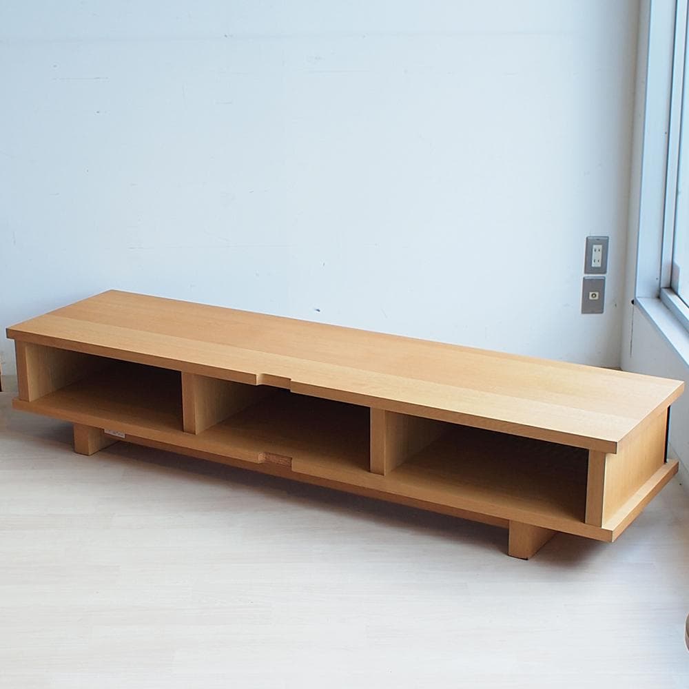 柏木工/KASHIWA オーク無垢材 テレビボード 180cm TV台ローボード