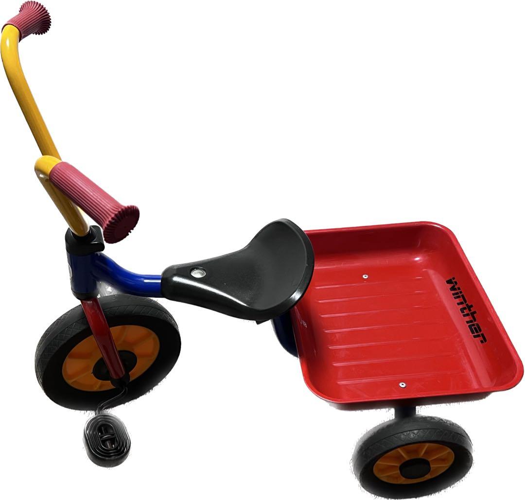 ボーネルンド　ペリカンデザインWinther 三輪車 後部トレー付き　出産祝