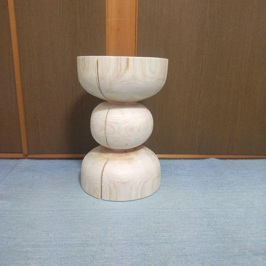 サンタナさん専用丸太椅子スツール