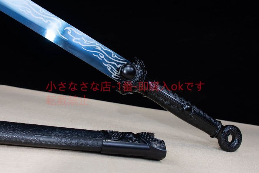 古兵器   武具　刀装具　日本刀　模造刀  青炎唐刀  横刀  直刀