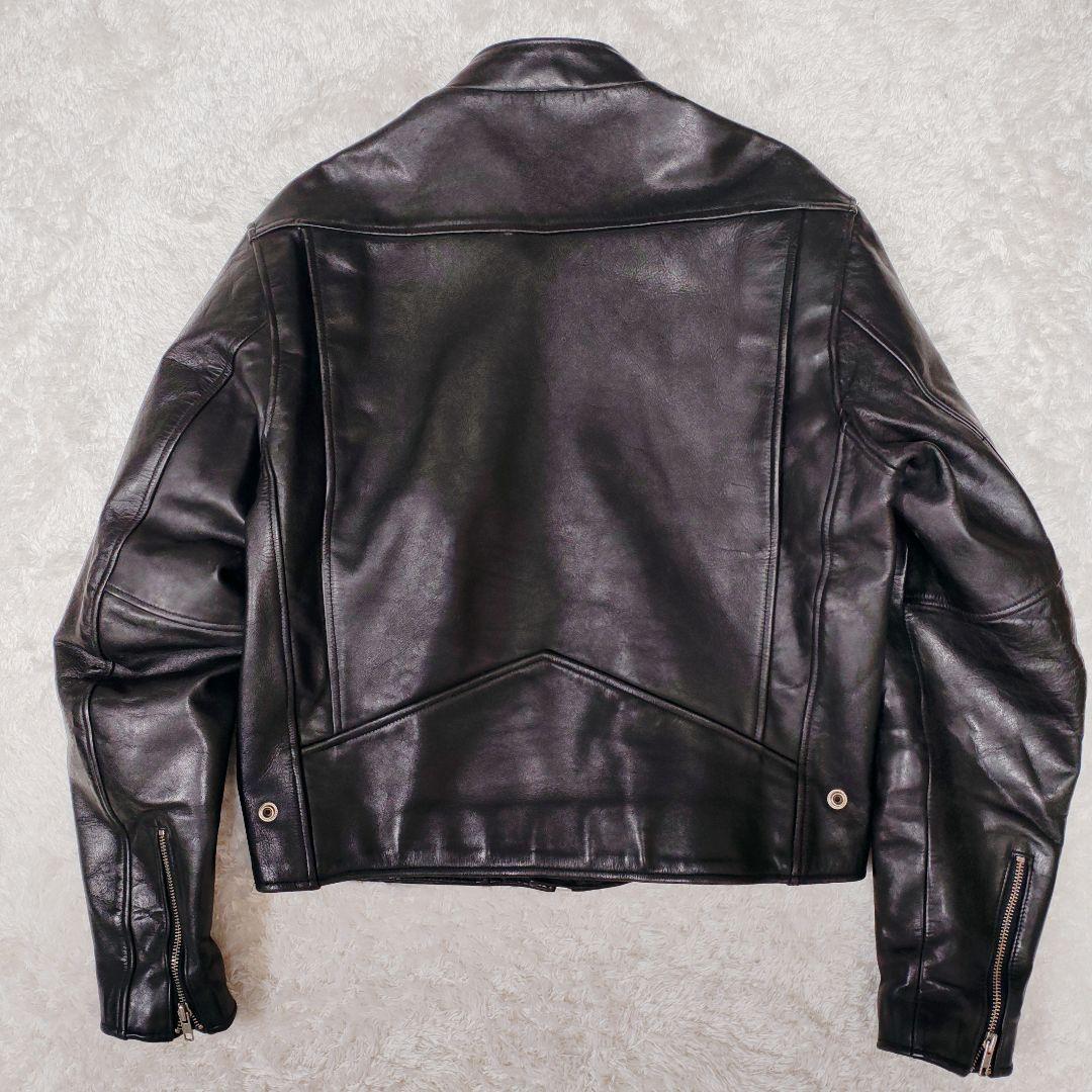 ビ*ー様 Harley-Davidson 本革 シングルライダース ブラック