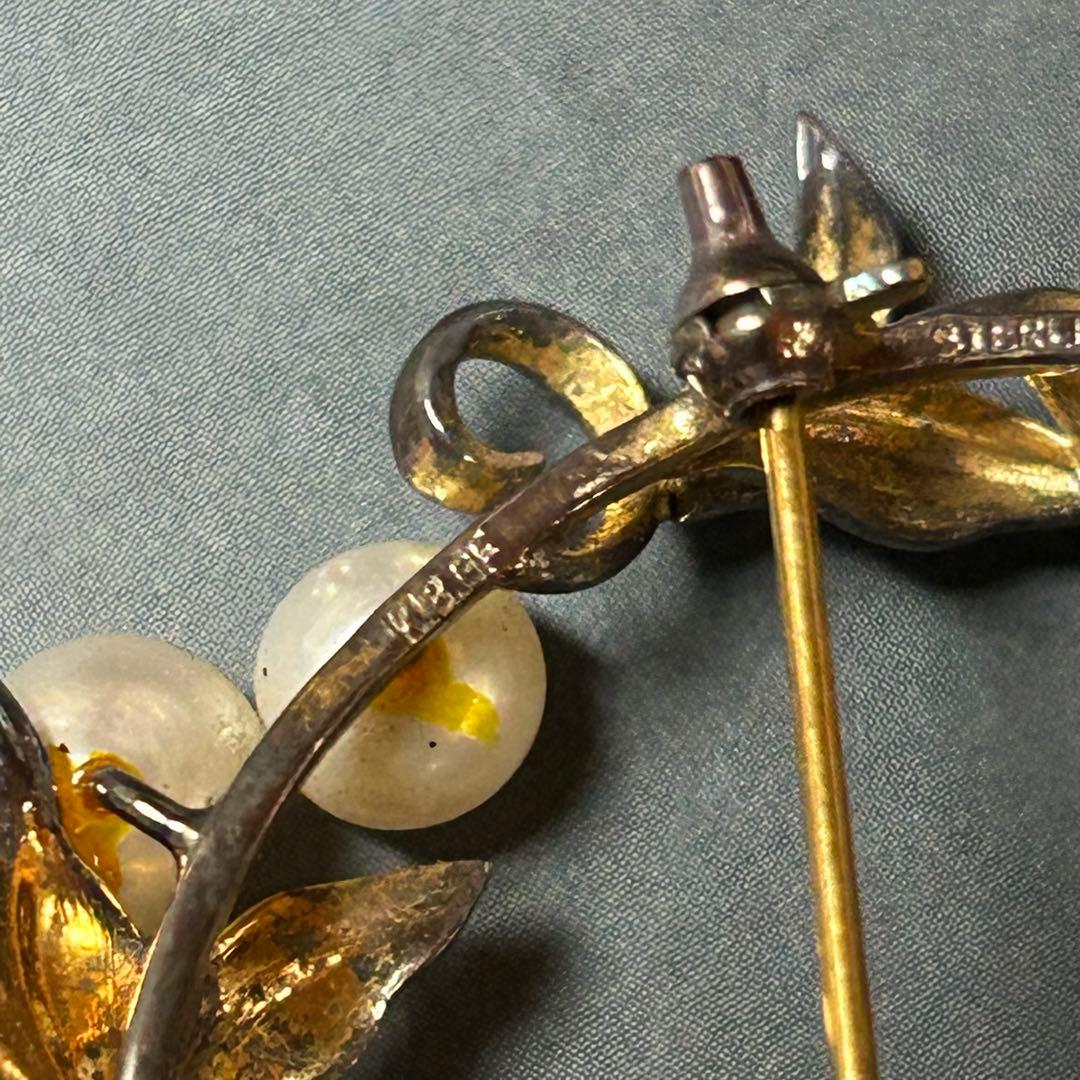 大丸製　ビンテージ真珠ブローチ