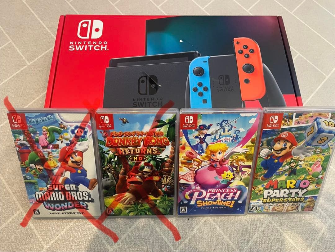 Nintendo Switch 本体 + ソフト2本＋ジョイコン