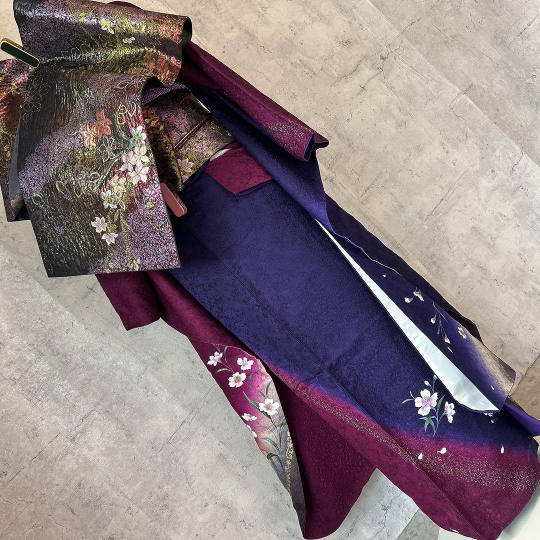 振袖➕長襦袢フルセット　やまと謹製　豪華　大人かわいい　シンプル