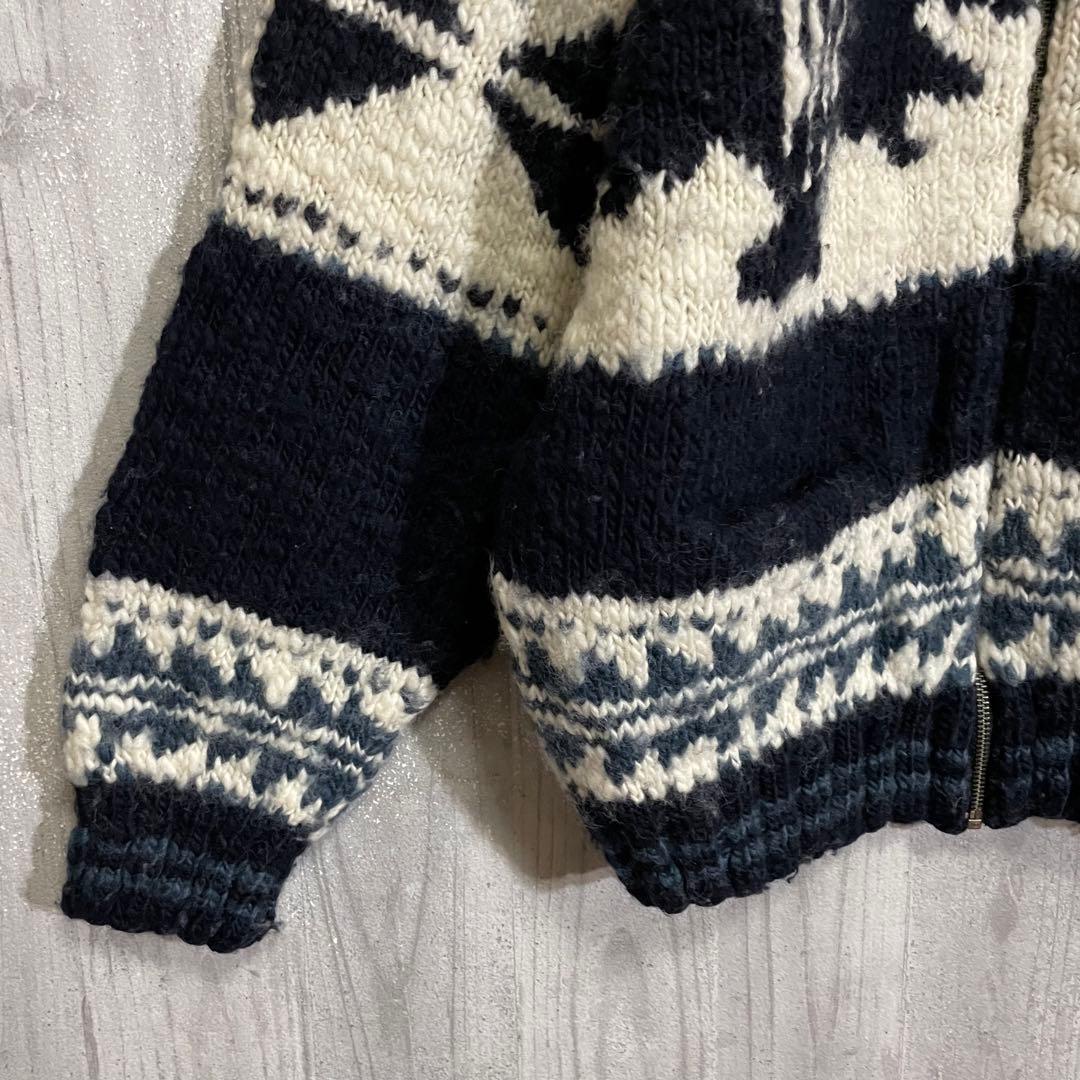 【希少モデル】ラルフローレン　サンダーバード柄　ジップニットジャケット　XL