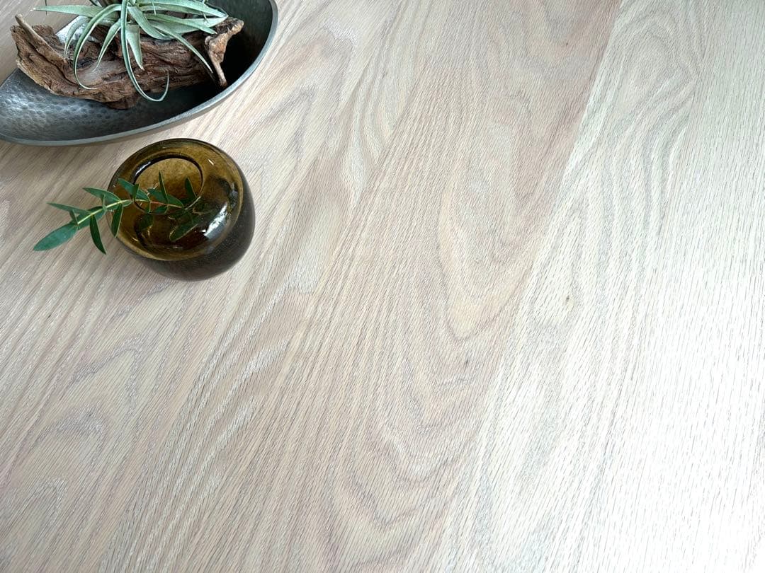 [美品]◼️ACTUS☆THYMEダイニングテーブル 110Φ/オーク無垢材