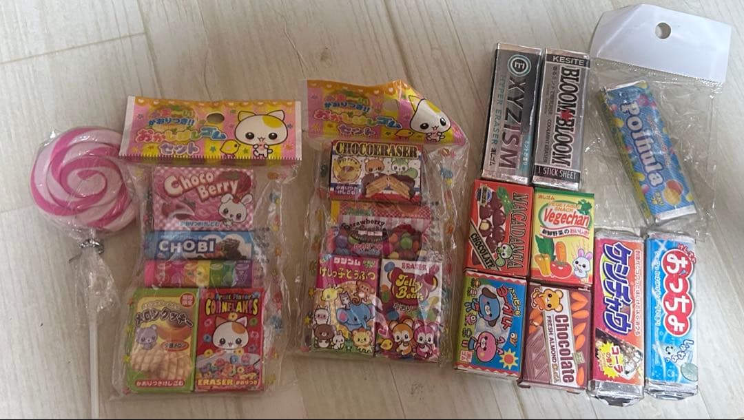 平成レトロ 消しゴム まとめ売り ファンシー 平成ファンシー