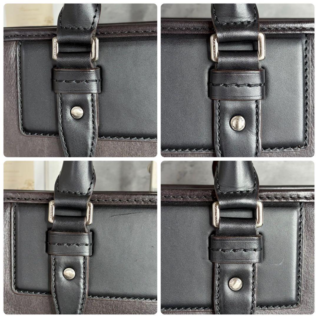 【極美品】FUJITAKA 本革 2way ブリーフケース オールレザー A4可