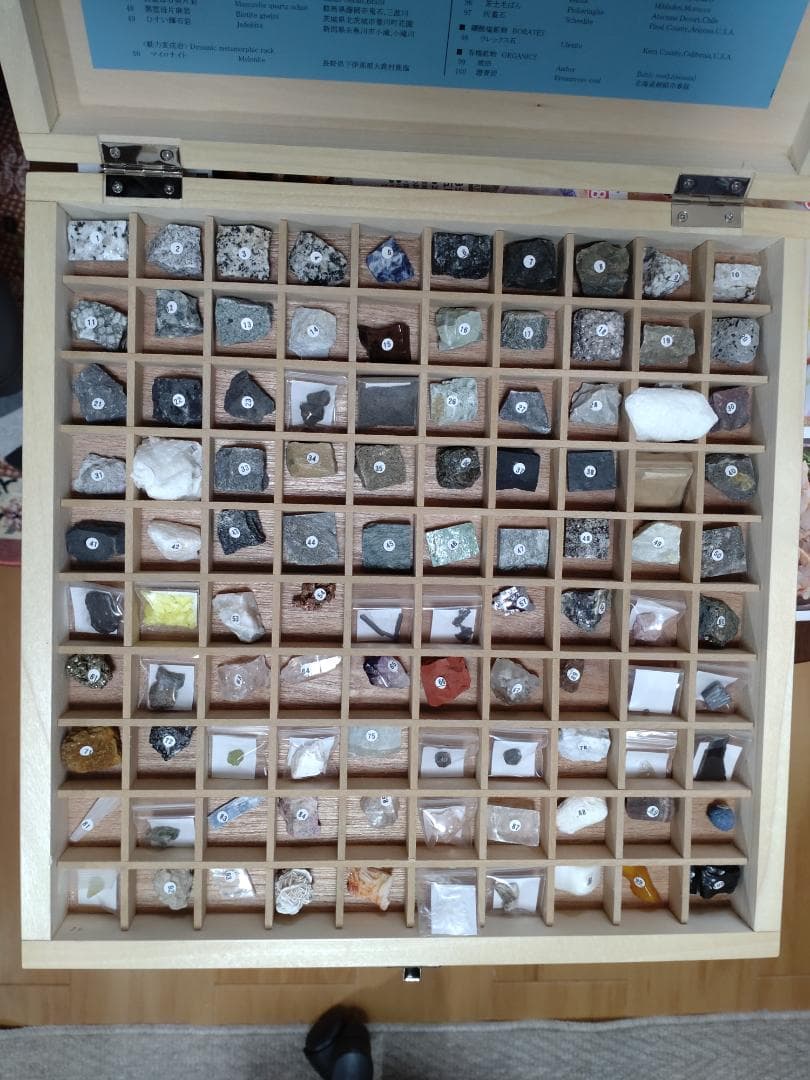 岩石鉱物標本　100種類